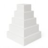 Macheta tort patrata polistiren – 5 etaje