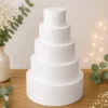 machetă de tort din polistiren rotundă, 5 etaje, lucrată manual Vivocraft